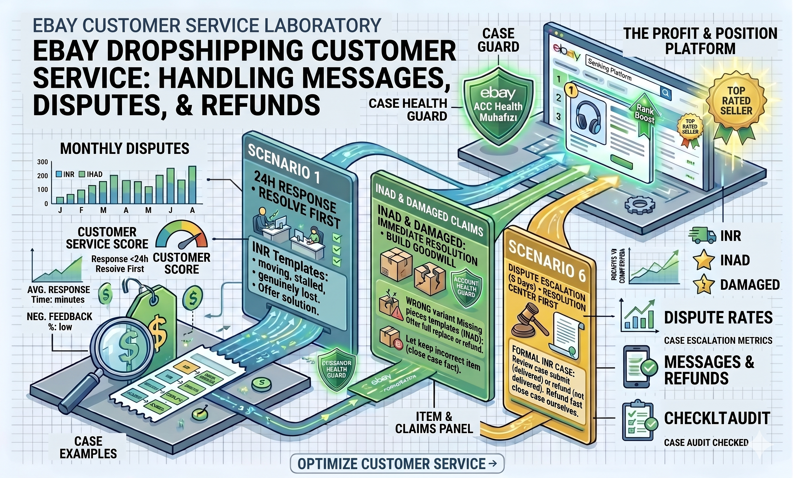 How to Handle eBay Customer Messages, Disputes, and Refunds as a Dropshipper