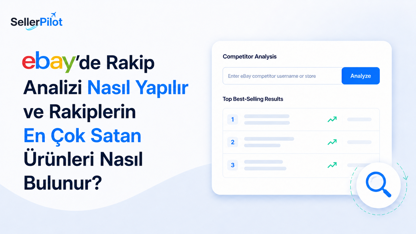 eBay’de Rakip Analizi Nasıl Yapılır ve Rakiplerin En Çok Satan Ürünleri Nasıl Bulunur?