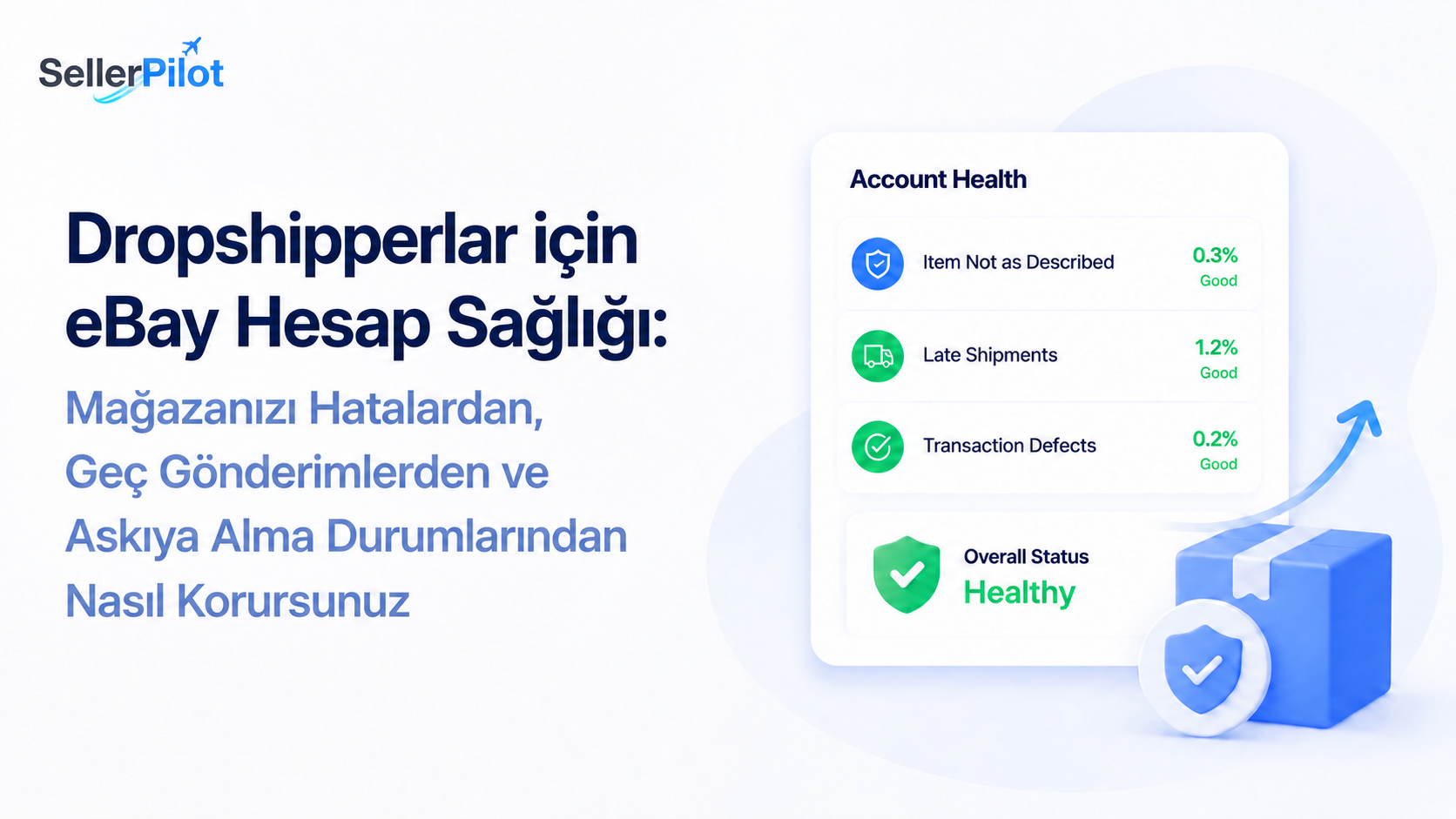 Dropshipperlar için eBay Hesap Sağlığı: Mağazanızı Hatalardan, Geç Gönderimlerden ve Askıya Alma Durumlarından Nasıl Korursunuz