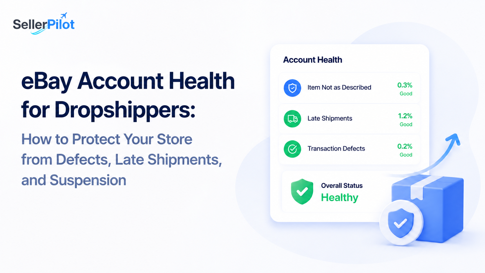 eBay Account Health for Dropshippers: How to Protect Your Store from Defects, Late Shipments, and Suspension